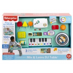 FISHER PRICE ΕΚΠΑΙΔΕΥΤΙΚΗ ΚΟΝΣΟΛΑ DJ ΜΕ ΦΩΤΑ & ΗΧΟΥΣ HRB61