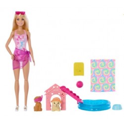 MATTEL BARBIE POOL PARTY ΜΕ ΚΟΥΤΑΒΑΚΙΑ JBF35 MATTEL BARBIE POOL PARTY ΜΕ ΚΟΥΤΑΒΑΚΙΑ JBF35