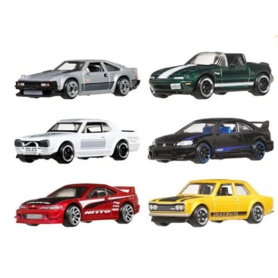 MATTEL HOT WHEELS ΑΥΤΟΚΙΝΗΤΑΚΙΑ - ΚΑΣΕΤΙΝΑ STREES OF JAPAN MULTIPACK JBY77