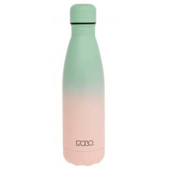 ΘΕΡΜΟΣ POLO STAINLESS STEEL 500ml DEGRADE ΡΟΖ/ΜΕΝΤΑ 949004-8391