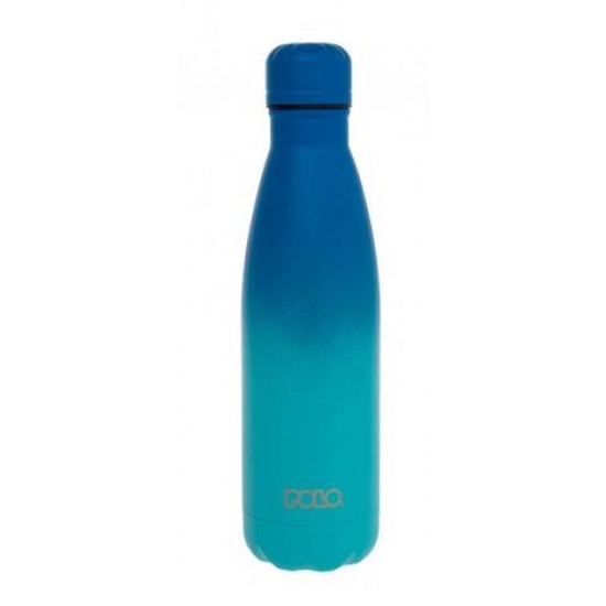 ΘΕΡΜΟΣ POLO STAINLESS STEEL 500ml DEGRADE ΜΠΛΕ/ΣΙΕΛ 949004-8386