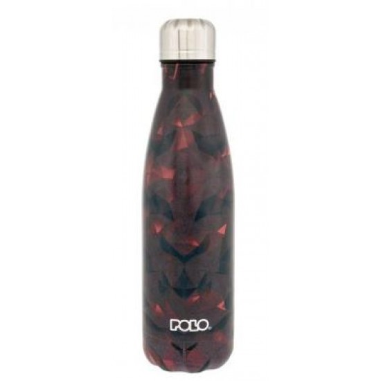 ΘΕΡΜΟΣ POLO STAINLESS STEEL 500ml SHAPES ΚΟΚΚΙΝΟ/ΜΑΥΡΟ 949004-8337