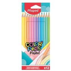 ΞΥΛΟΜΠΟΓΙΕΣ MAPED ΠΑΣΤΕΛ FSC COLOR' PEPS 12 ΧΡΩΜΑΤΩΝ 832069 FC ΞΥΛΟΜΠΟΓΙΕΣ MAPED ΠΑΣΤΕΛ FSC COLOR' PEPS 12 ΧΡΩΜΑΤΩΝ 832069 FC