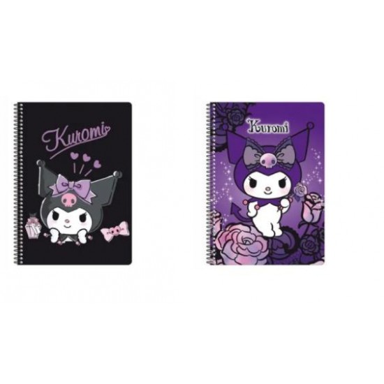 ΤΕΤΡΑΔΙΟ ΣΠΙΡΑΛ 2Θ  17Χ25 KUROMI 2 ΣΧΕΔΙΑ 25202