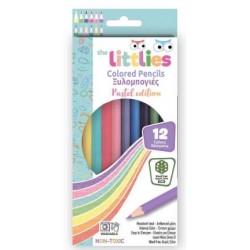 ΞΥΛΟΜΠΟΓΙΕΣ WOOD FREE 12ΤΕΜ ΠΑΣΤΕΛ THE LITTLIES 647067