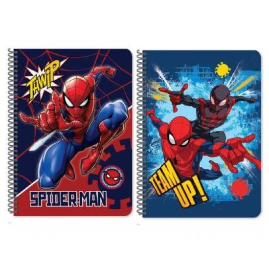 ΤΕΤΡΑΔΙO ΣΠΙΡΑΛ 17Χ25 2ΘΕΜ 60Φ SPIDERMAN 2ΣΧ