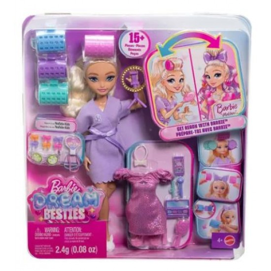 MATTEL BARBIE DREAM BESTIES GRWM-MALIBU JGG38