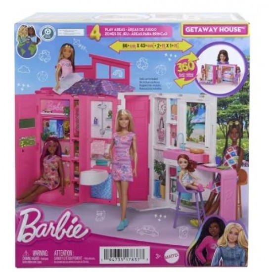 MATTEL BARBIE GETAWAY ΣΠΙΤΑΚΙ - ΒΑΛΙΤΣΑΚΙ HRJ76