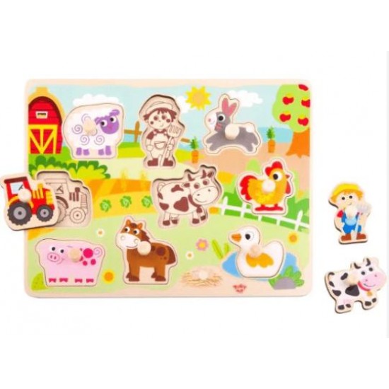 TOOKY TOY ΠΑΖΛ ΜΕ ΣΦΗΝΩΜΑΤΑ - ΦΑΡΜΑ TY858