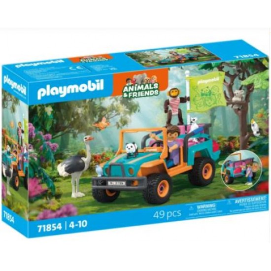 PLAYMOBIL ANIMALS & FRIENDS ΟΧΗΜΑ 4Χ4 ΚΑΙ ΑΓΡΙΑ ΖΩΑ 71854 PLAYMOBIL ANIMALS & FRIENDS ΟΧΗΜΑ 4Χ4 ΚΑΙ ΑΓΡΙΑ ΖΩΑ 71854