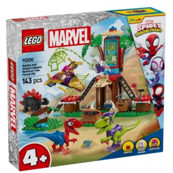 LEGO MARVEL SPIDEY & GOBBY'S RAPTOR BATTLE AT TREE 11200