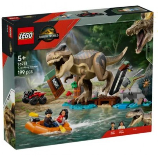 LEGO JURASSIC WORLD T.REX RIVER ESCAPE 76975 LEGO JURASSIC WORLD T.REX RIVER ESCAPE 76975