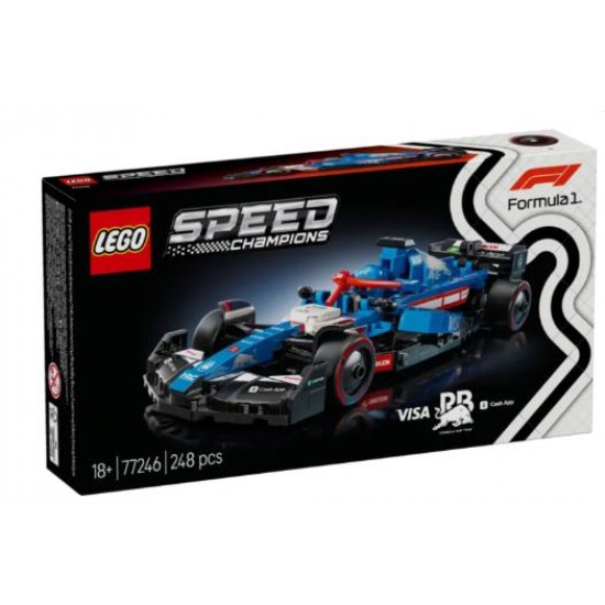 LEGO SPEED CHAMPIONS VISA CASH APP RB VCARB 01 F1 RACE CAR 77246