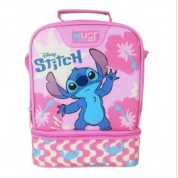 ΤΣΑΝΤΑΚΙ ΦΑΓΗΤΟΥ 22Χ16Χ28ΕΚ ΙΣΟΘΕΡΜΙΚΟ STITCH PINK 565974