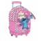 ΤΣΑΝΤΑ ΤΡΟΛΛΕΥ ΔΗΜΟΤΙΚΟΥ 34Χ20Χ44ΕΚ 3ΘΗΚΕΣ STITCH PINK 565972