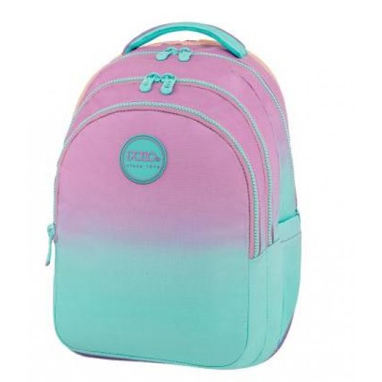 ΣΑΚΙΔΙΟ POLO FOCUS AQUA/PINK GRADIENT 901078-8115 ΣΑΚΙΔΙΟ POLO FOCUS AQUA/PINK GRADIENT 901078-8115