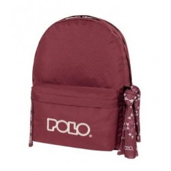 ΣΑΚΙΔΙΟ POLO ORIGINAL DOUBLE SCARF ΜΠΟΡΝΤΩ/ΜΠΛΕ ΠΑΓΟΥ 901235-3324