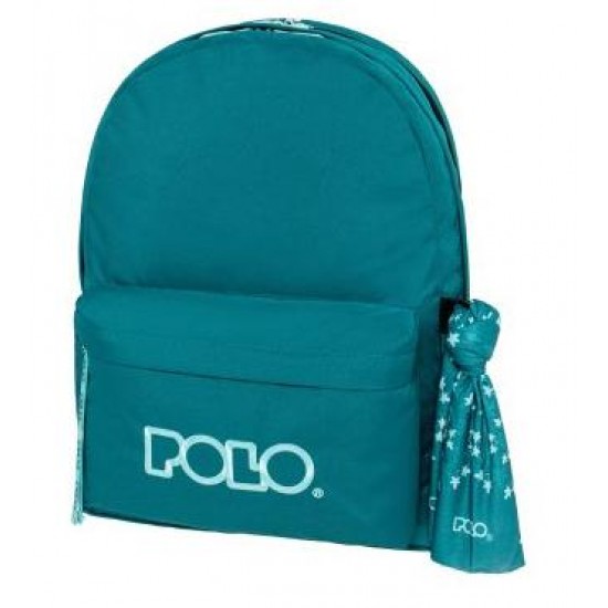 ΣΑΚΙΔΙΟ POLO ORIGINAL DOUBLE SCARF ΠΕΤΡΟΛ/ΓΑΛΑΖΙΟ 901235-5853
