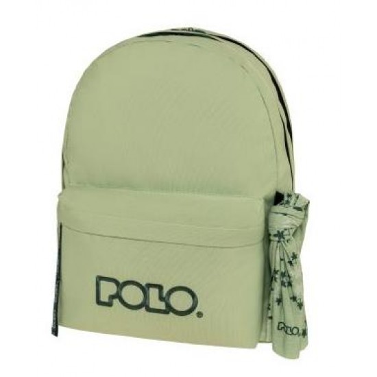 ΣΑΚΙΔΙΟ POLO ORIGINAL DOUBLE SCARF ΦΥΣΤΙΚΙ/ΣΚ.ΠΡΑΣΙΝΟ 901235-6963