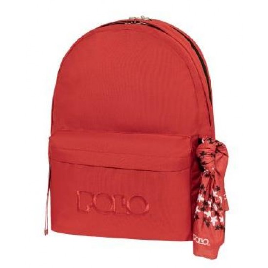 ΣΑΚΙΔΙΟ POLO ORIGINAL DOUBLE SCARF ΚΟΚΚΙΝΟ 901235-3000