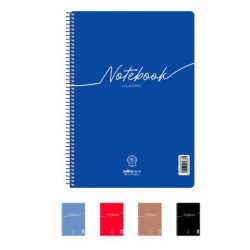 ΤΕΤΡΑΔΙΟ ΣΠΙΡΑΛ Α4 NOTEBOOK CLASSIC 60 ΣΕΛ. 1Θ
