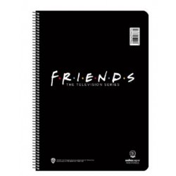 ΤΕΤΡΑΔΙΟ ΣΠΙΡΑΛ Α4 FRIENDS VOL.1 120 ΣΕΛ. 2Θ