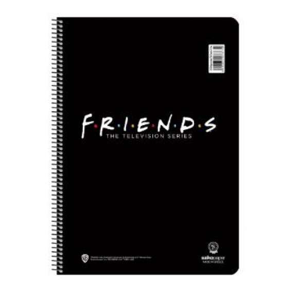 ΤΕΤΡΑΔΙΟ ΣΠΙΡΑΛ Α4 FRIENDS VOL.1 120 ΣΕΛ. 2Θ