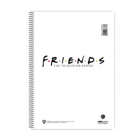 ΤΕΤΡΑΔΙΟ ΣΠΙΡΑΛ Α4 FRIENDS VOL.1 120 ΣΕΛ. 2Θ