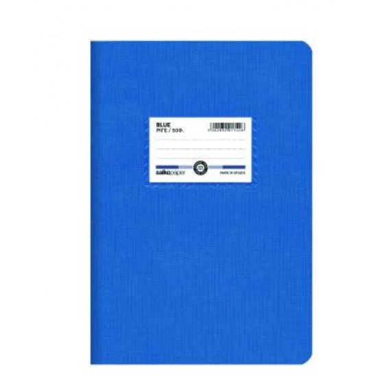 ΤΕΤΡΑΔΙΟ ΠΛΑΣΤΙΚΟ 17Χ25 SALKO BLUE 50ΦΥΛΛΑ ΡΙΓΕ
