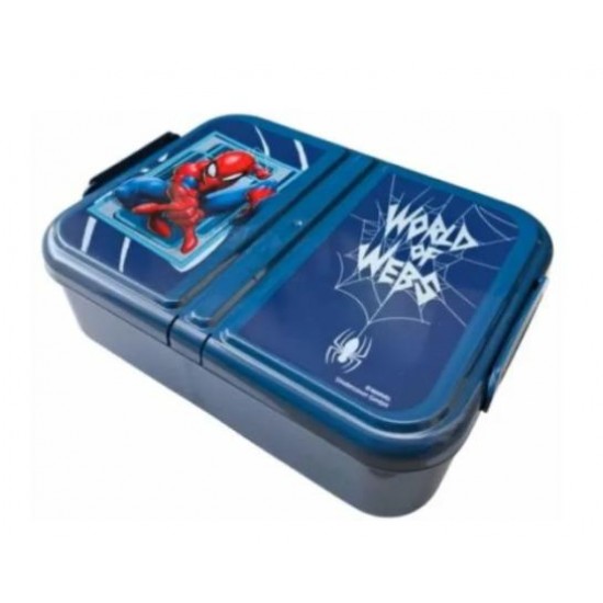 GIM ΔΟΧΕΙΟ ΦΑΓΗΤΟΥ 3 ΧΩΡΩΝ SPIDERMAN 557-00262
