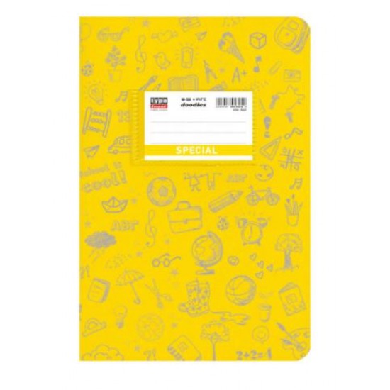 ΤΕΤΡ.SPECIAL doodles ΡΙΓΕ Β5 Φ50 ΚΙΤΡΙΝΟ