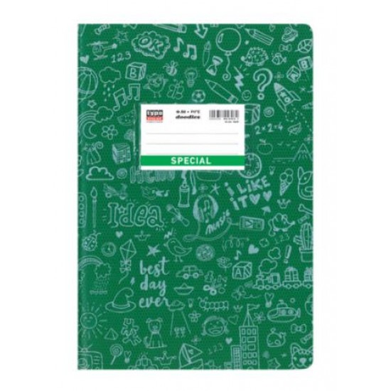 ΤΕΤΡ.SPECIAL doodles ΡΙΓΕ Β5 Φ50 ΠΡΑΣΙΝΟ