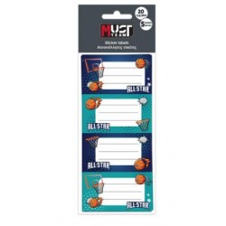 ΕΤΙΚΕΤΕΣ ΑΥΤΟΚΟΛΛΗΤΕΣ BASKETBALL 20ΤΜΧ 5Φ 586899