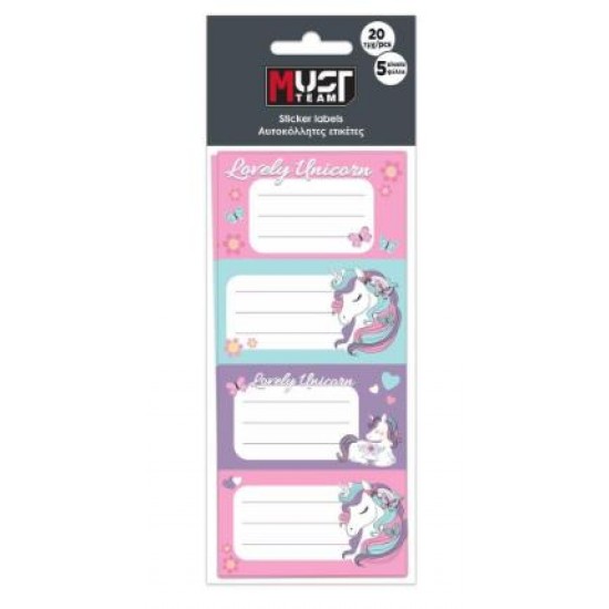 ΕΤΙΚΕΤΕΣ ΑΥΤΟΚΟΛΛΗΤΕΣ UNICORN 20ΤΜΧ 5Φ 586914 ΕΤΙΚΕΤΕΣ ΑΥΤΟΚΟΛΛΗΤΕΣ UNICORN 20ΤΜΧ 5Φ 586914
