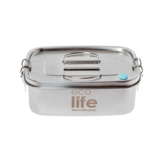 ΦΑΓΗΤΟΔΟΧΕΙΟ INOX ECOLIFE 1LT ΜΟΝΟΥ ΤΟΙΧΩΜΑΤΟΣ 33-FC-9085