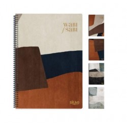ΤΕΤΡΑΔΙΟ ΣΠΙΡΑΛ Α4 SKAG WABI SABI 2Θ