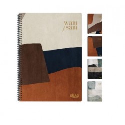 ΤΕΤΡΑΔΙΟ ΣΠΙΡΑΛ Α4 SKAG WABI SABI 3Θ