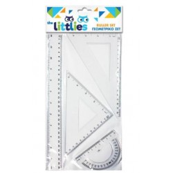 ΓΕΩΜΕΤΡΙΚΟ ΣΕΤ 4ΤΜΧ BLISTER 30cm THE LITTLIES 646119