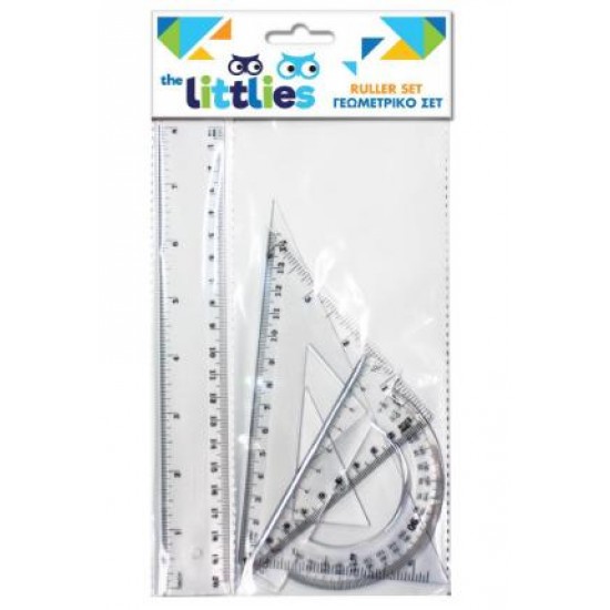 ΓΕΩΜΕΤΡΙΚΟ ΣΕΤ 4ΤΜΧ BLISTER 20cm THE LITTLIES 646118