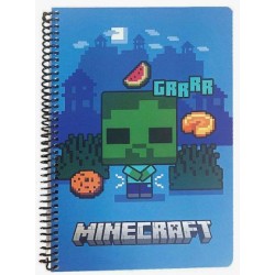 ΤΕΤΡΑΔΙΟ ΣΠΙΡΑΛ 17Χ25 GIM MINECRAFT 2Θ