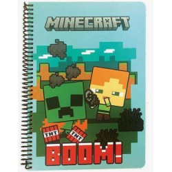 ΤΕΤΡΑΔΙΟ ΣΠΙΡΑΛ 17Χ25 GIM MINECRAFT 2Θ