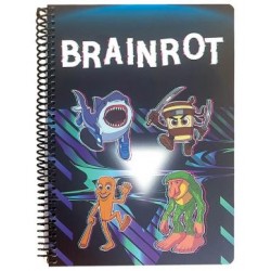 ΤΕΤΡΑΔΙΟ ΣΠΙΡΑΛ 17X25 GIM BRAINROT TOIKIDO 2Θ 343-10402