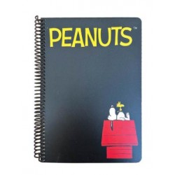ΤΕΤΡΑΔΙΟ ΣΠΙΡΑΛ 17Χ25 BMU PEANUTS BLACK 2Θ